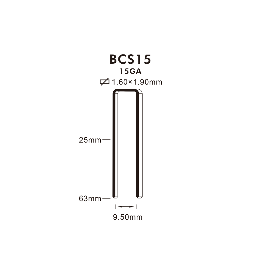 15GA BCS15